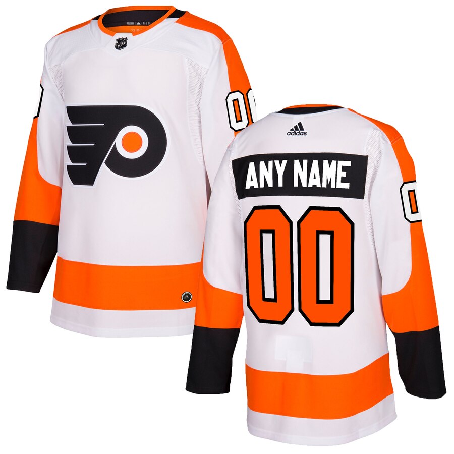 Philadelphia Flyers Custom Letter and Number Kits for Away Jersey Material Vinyl